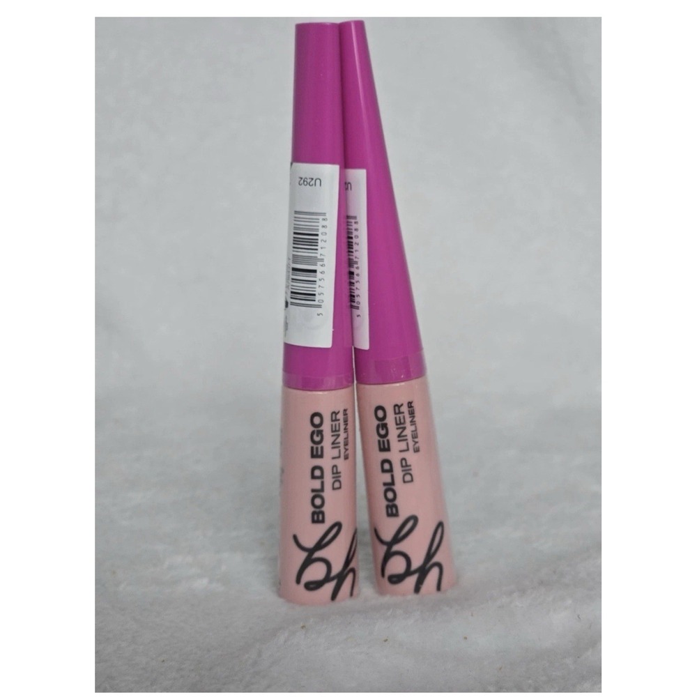 2x Bh Los Angeles Bold Ego Dip Liner Bright Pink Matte Liquid Eyeliner 0.16oz